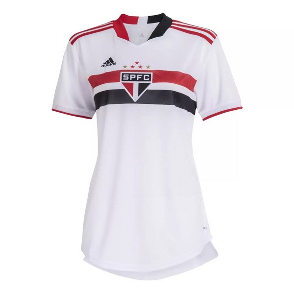 Maillot Football São Paulo Domicile Femme 2021-22 Blanc